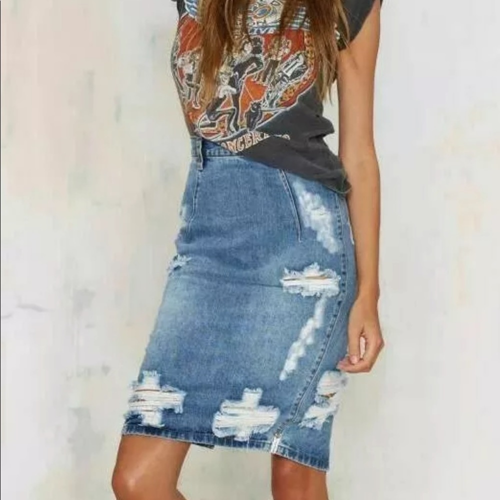 One by One Teaspoon Freelove Skirt Size 25